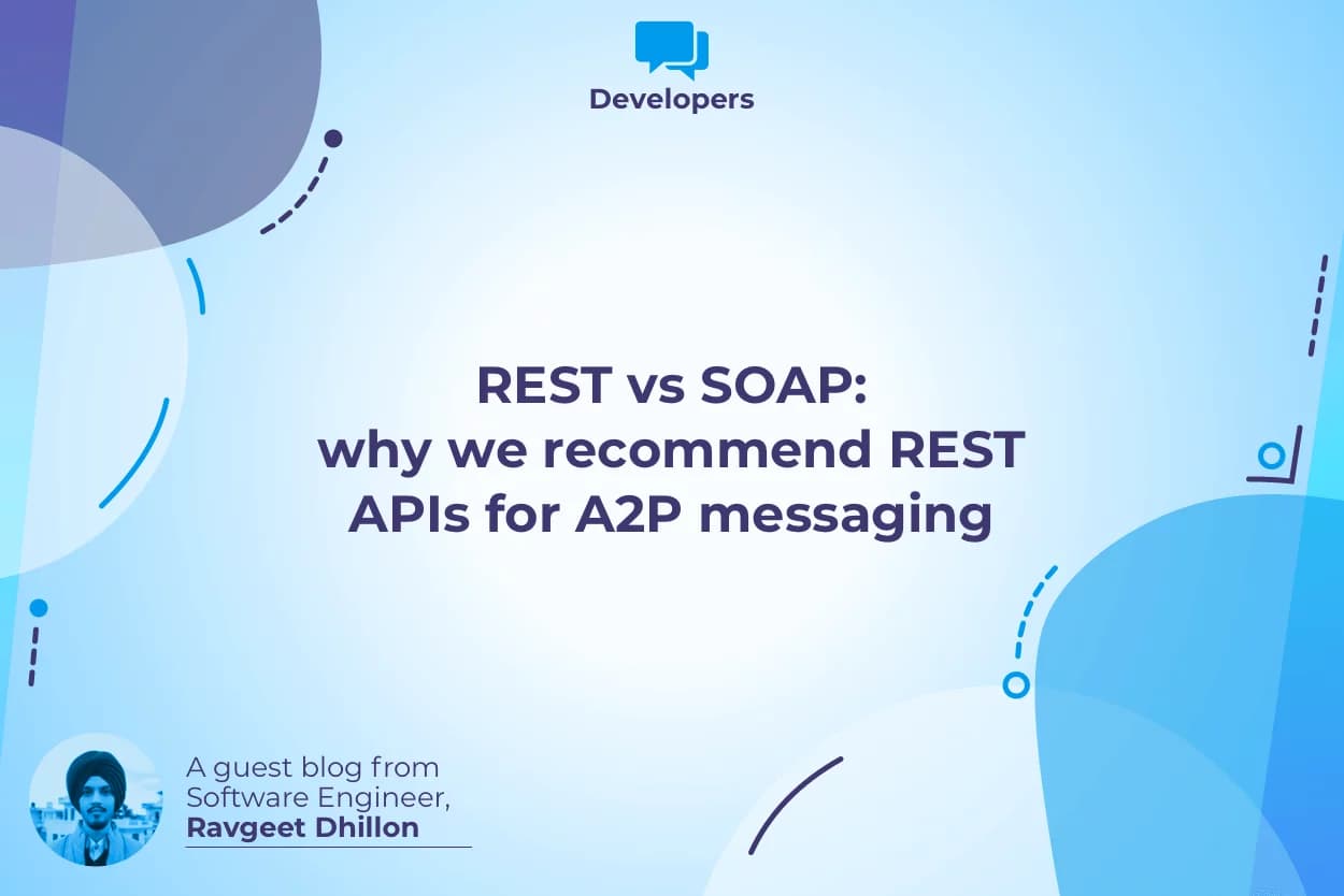 REST vs SOAP: why we recommend REST APIs for A2P messaging
